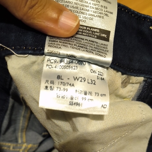 Signature by Levi Strauss | Navy Ankle Jeans - Picture 5 of 6